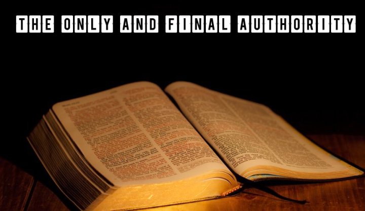 BIBLE AUTHORITY