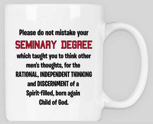 02 Seminary degree coffee mug